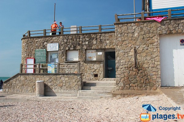 First aid station of Ambleteuse beach