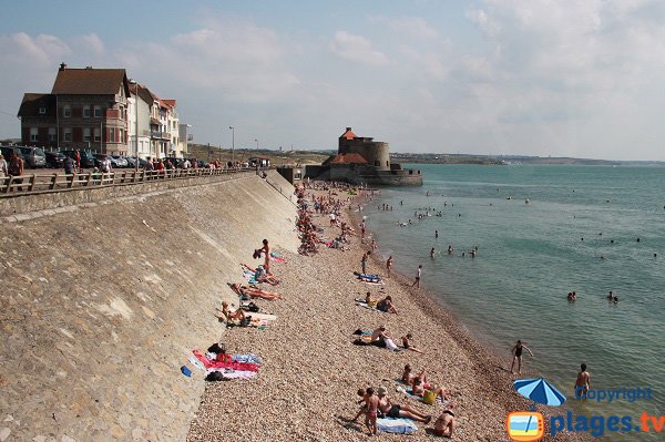 Beach in Ambleteuse in France