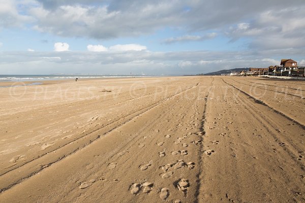 Plage de sable à proximité de Deauville - Les Ammonites