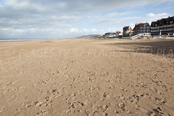 Photo of the beach of Ammonites in Benerville sur Mer