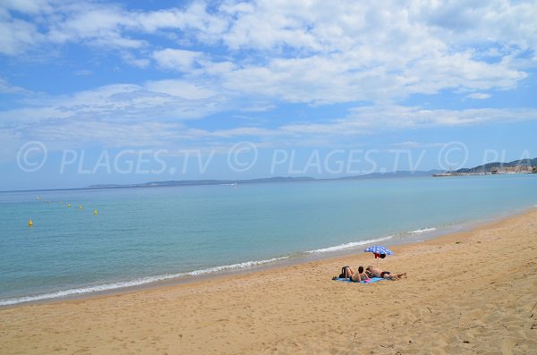 Vista da Porquerolles - spiaggia del Lavandou