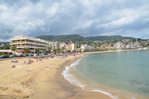 Photo of the Anglade beach in Le Lavandou - France