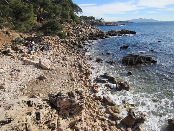 Anglaise beach of Bandol