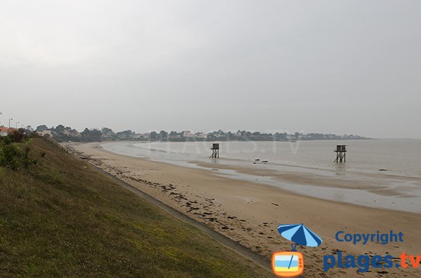 Plage entre La Plaine sur Mer et Tharon-Plage