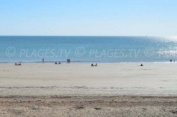 Plage des Anneries à Couarde sur Mer sur l'île de Ré