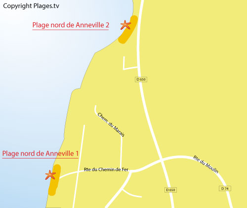 Plage nord de Anneville 1