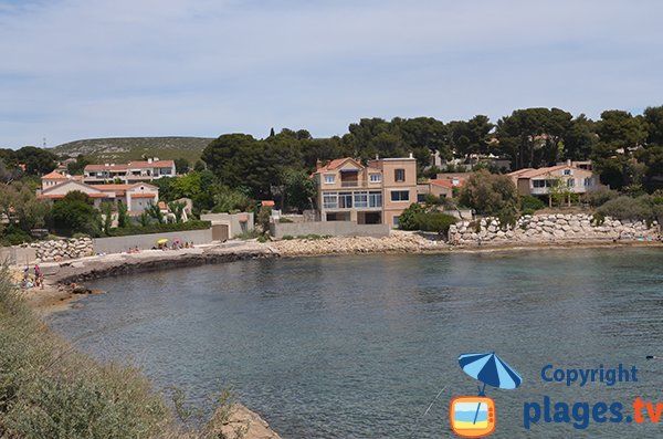 Foto des Strandes Grand Rouveau in Sausset les Pins