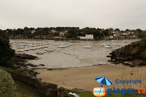 Spiaggia Anse aux Lapins a Pornic - Bassa marea