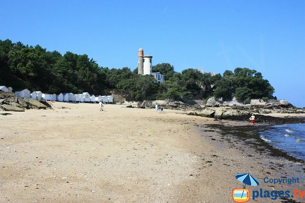 Anse Rouge in Noirmoutier in France