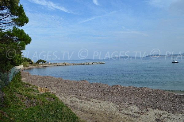 Bucht des alten Mühlen in Richtung Strand des alten Mühlen