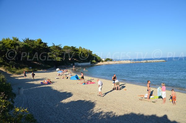 Partie centrale de l'anse du Vieux Moulin - Grimaud