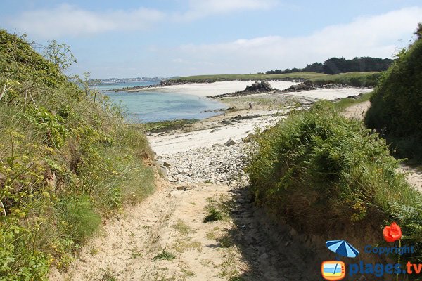 Criques à l'ouest de l'ile de Batz