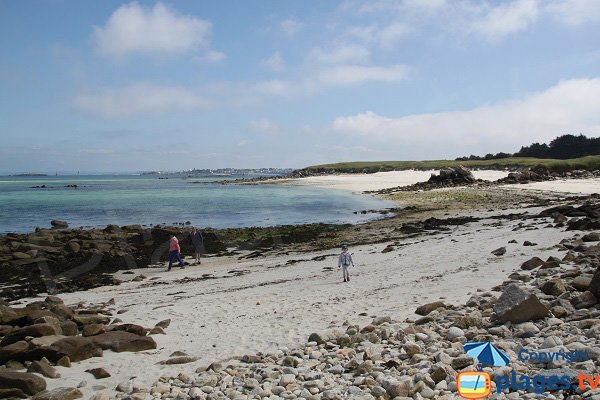 Photo de la plage d'Aod Vraz sur l'ile de Batz