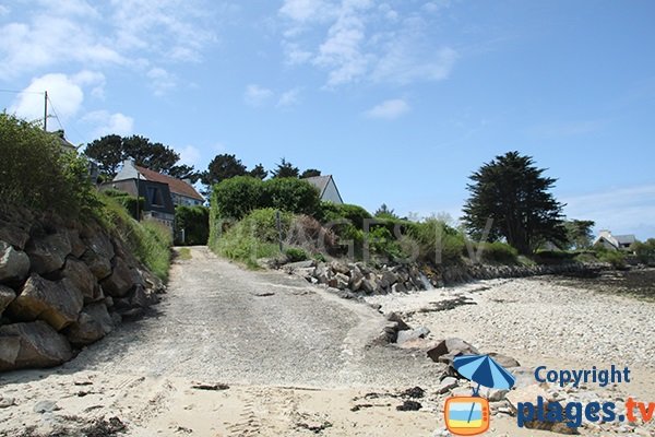 Cale de la plage d'Ar Vrennig à Landéda