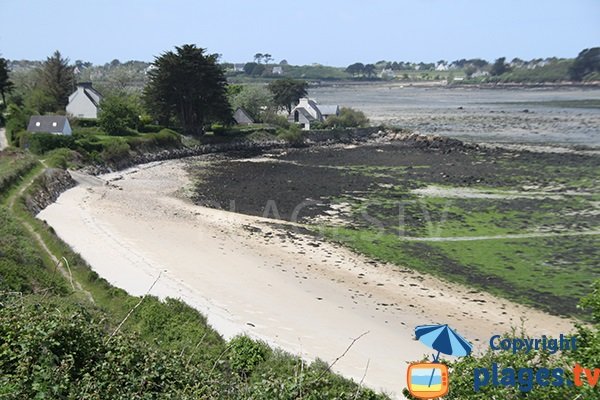 Photo de la plage d'Ar Vrennig à Landéda