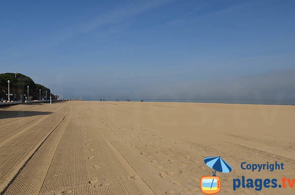 Beach of Arcachon at Thiers pier