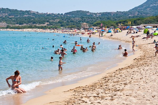 Aregno beach in Corsica - Algajola