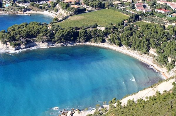 Strand der Arena in Cassis