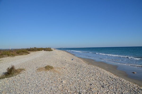 Plage des Arequiers - une plage sauvage à Frontignan