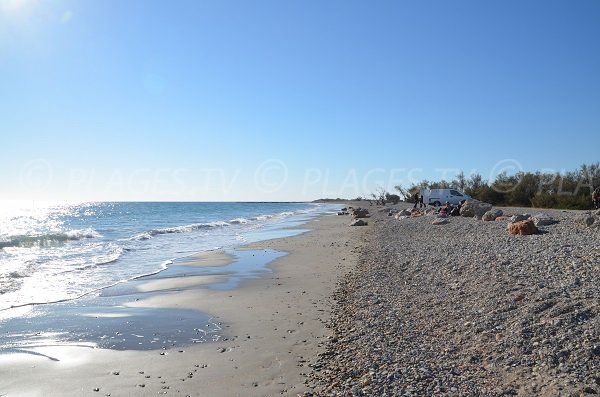 spiaggia Aresquiers lato Maguelone