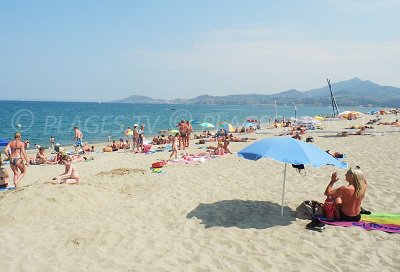 Beach in Argelès sur Mer in France