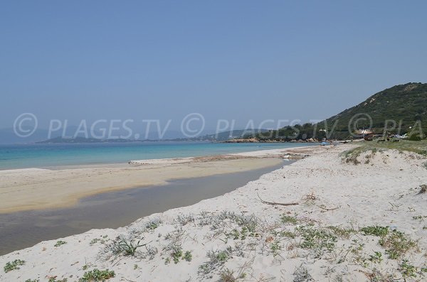 Anse de la plage d'Argent en Corse