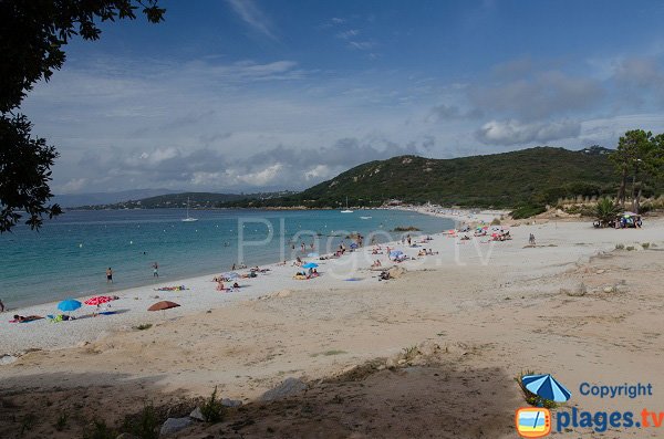 Photo de la plage d'Argent en Corse (Coti Chiavari)