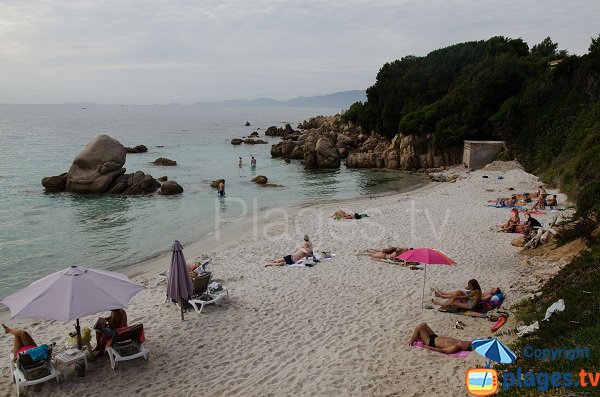 Rochers sur la plage d'Argent - Corse