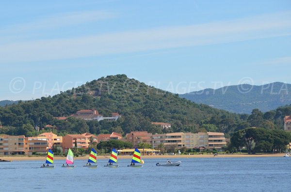 Spiaggia dell'Argentière a La Londe - vista dal mare