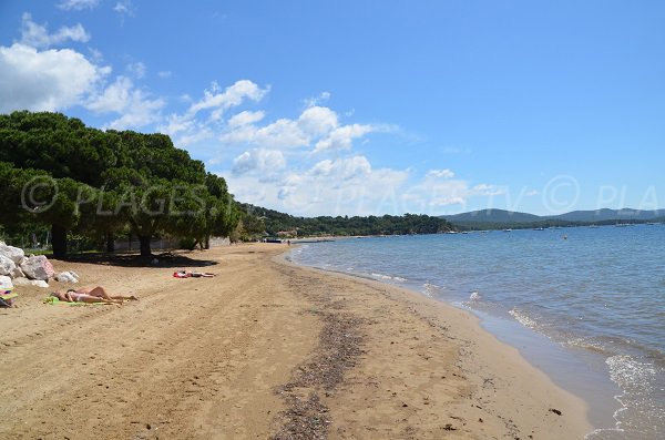 Limite entre la plage Est et Ouest de l'Argentière à La Londe