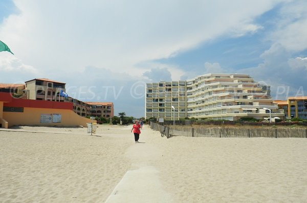 Edifici della spiaggia dell'Argonaute - Port Barcarès