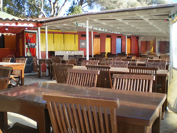 Restaurant on the Ariadne beach - Ajaccio