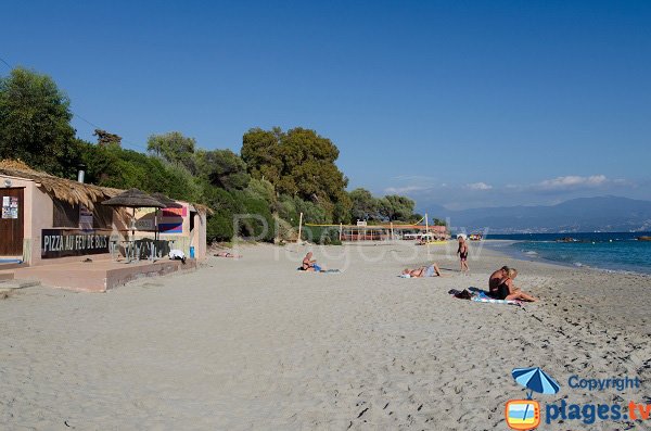 Ariadne beach in Ajaccio
