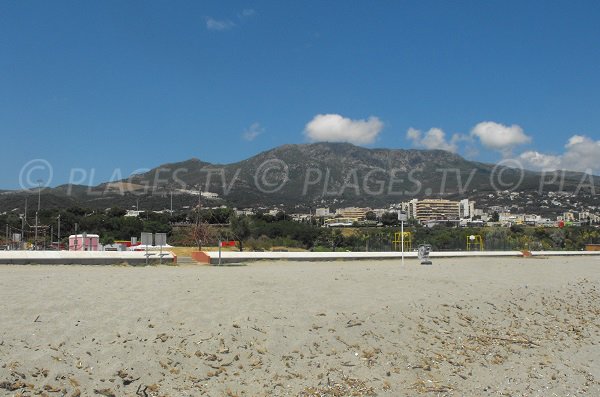 Environnement de la plage de l'Arinella en Corse