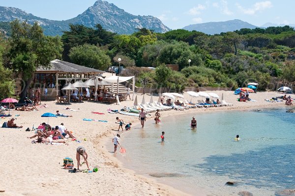 Foto della spiaggia Arinella a Lumio in Corsica