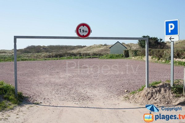 Parking of Armanville beach