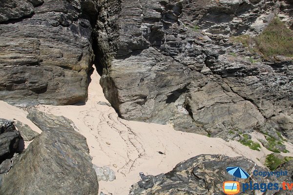 Environnement de la plage Armel de Belle Ile en Mer