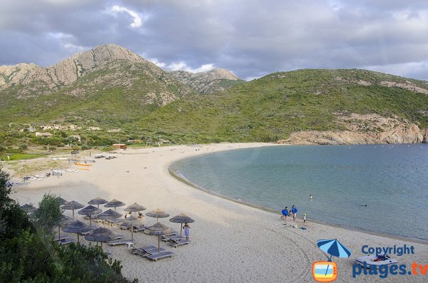 Plage privée à Arone - Piana