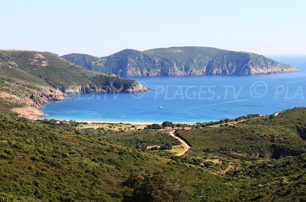 Photo de la plage d'Arone en Corse - Piana