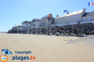 Beach in Arromanches les Bains - France