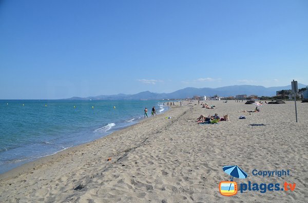 Foto della spiaggia Nord di Saint Cyprien