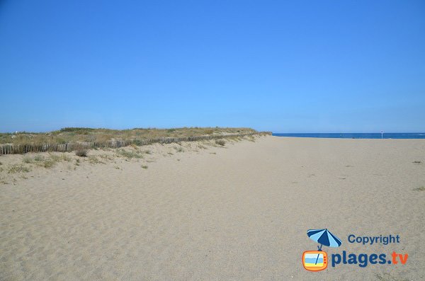 Extrémité de la plage des Arts - St Cyprien