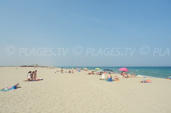 Art beach in Saint Cyprien - South of France