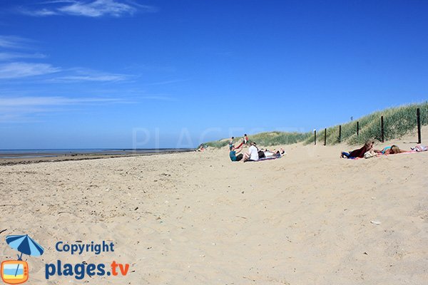 Plage d'Asnelles dans le Calvados