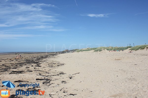 Photo de la plage d'Asnelles dans le Calvados