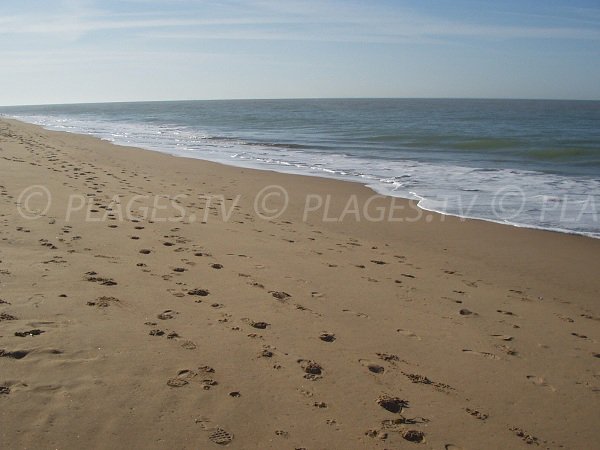 Plage publique à La Tranche sur Mer - L'Atlantique