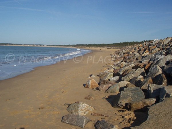 Atlantic beach in La Tranche sur Mer - France