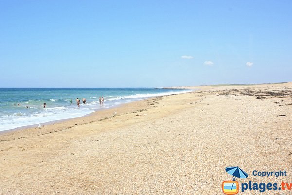 Photo de la plage de l'Aubraie aux Sables d'Olonne