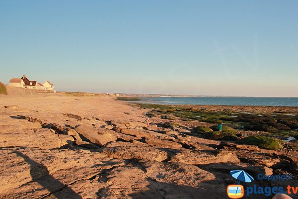 Beach in Audresselles in France