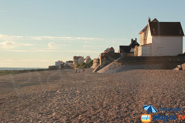 Central beach of Audresselles